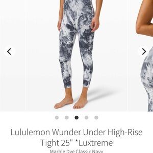 Lululemon Wunder Under High-Rise Tight 25”
